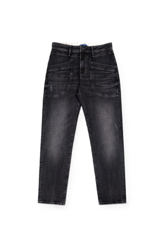 MOD JEANS PETER exam black Straight Jeans - Charcoal Drift Denim - HW25-PETER.24334