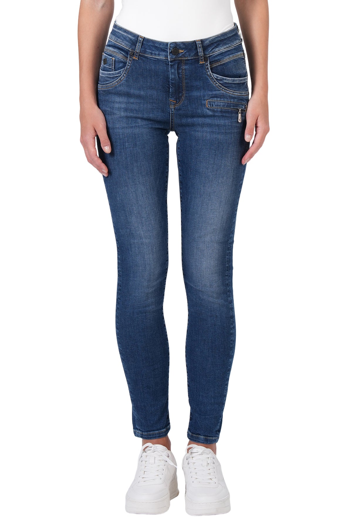 MOD JEANS Suzy Five Pocket - Midwash Blue Breeze - NOS-2212.877