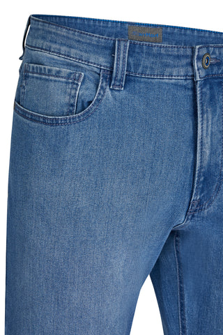 HATTRIC Hunter Five Pocket - Sky Denim Wash - 688865 9273.44