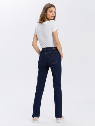 CROSS JEANS Rose Straight Jeans - Midnight Indigo - N487-063