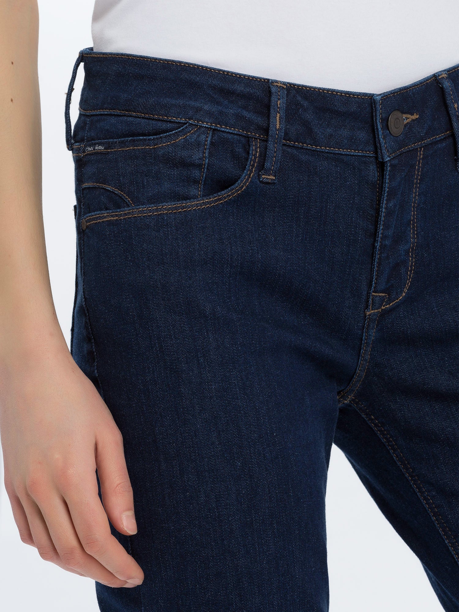 CROSS JEANS Rose Straight Jeans - Midnight Indigo - N487-063 von Cross Jeans