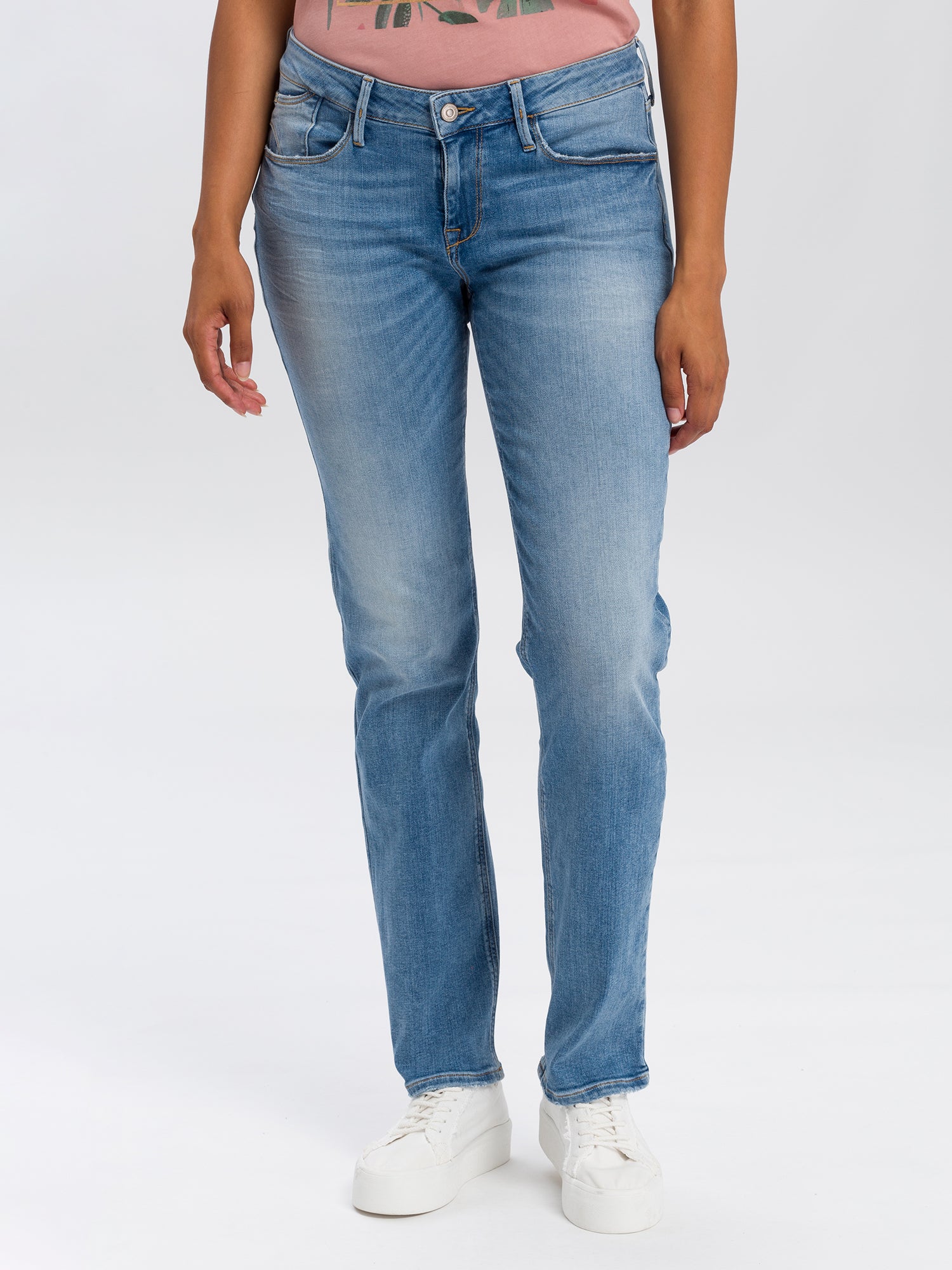 CROSS JEANS Rose Five Pocket - Ocean Mist Blue - N487-066