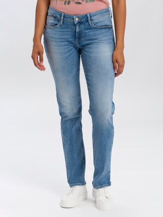 CROSS JEANS Rose Five Pocket - Ocean Mist Blue - N487-066