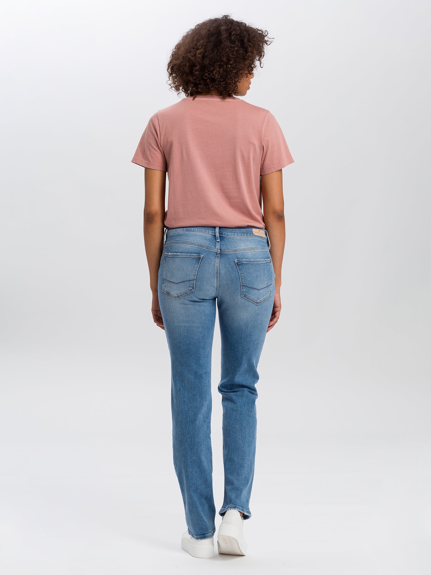 CROSS JEANS Rose Five Pocket - Ocean Mist Blue - N487-066 von Cross Jeans
