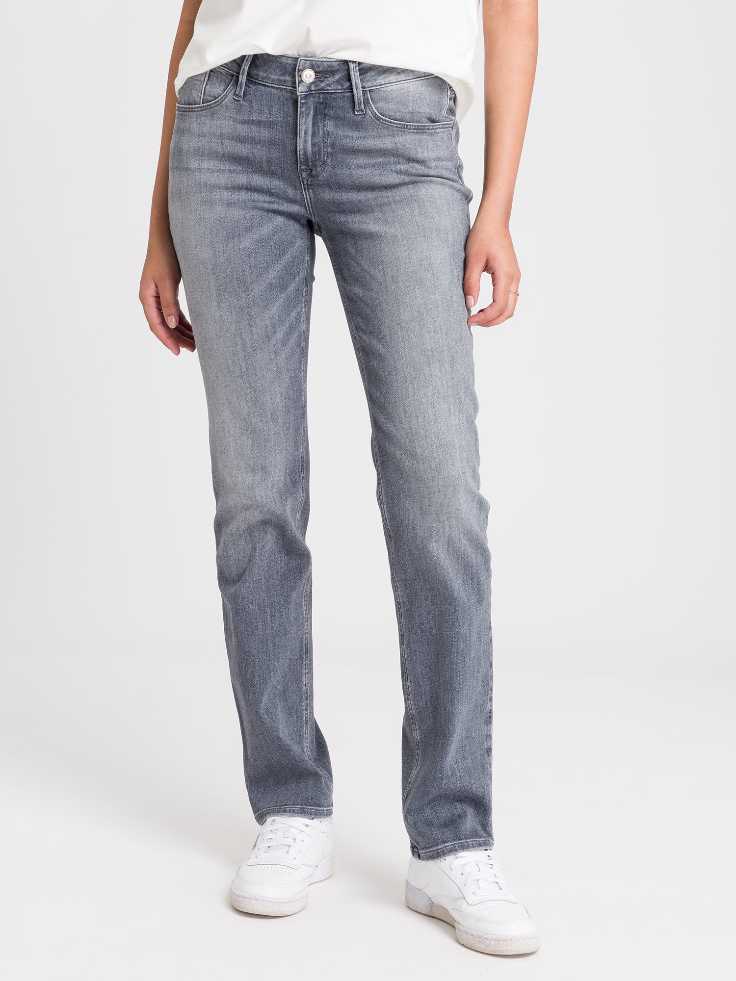 CROSS JEANS Rose Straight Jeans - Steel Mist Grey - N487-072