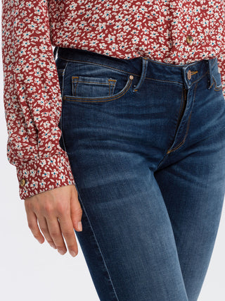 CROSS JEANS ALAN Skinny Jeans - Deep Atlantic Blue - N497-160