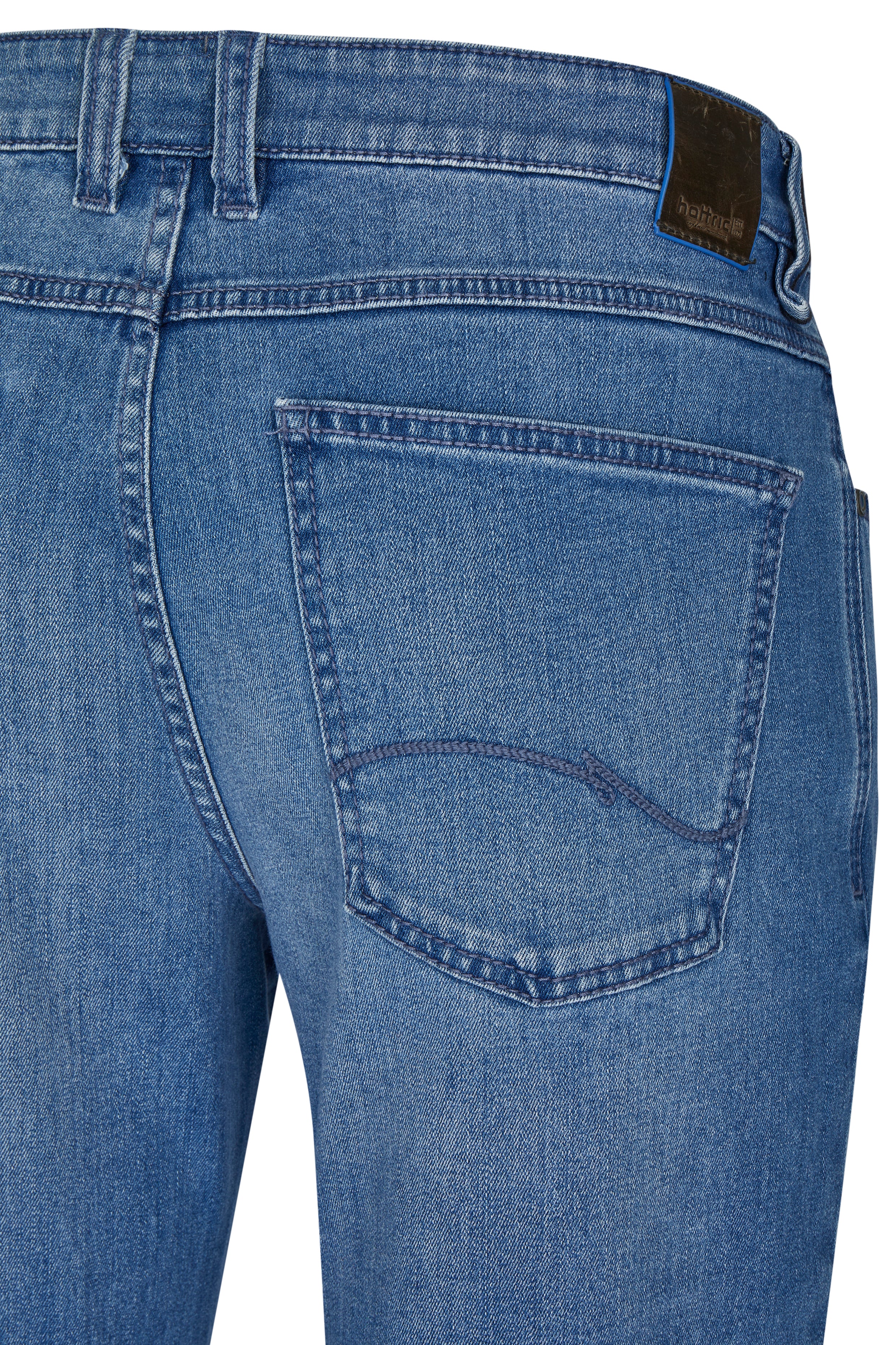 HATTRIC Hunter Five Pocket - Sky Denim Wash - 688865 9273.44 von Hattric