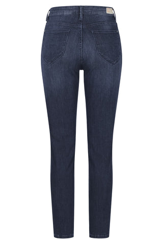 BLUE FIRE Nancy Jeans - Midnight Pinstripe Blue - 1001.4570
