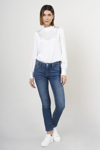 BLUE FIRE Nancy Five Pocket - Deep Indigo Wash - 1001.262