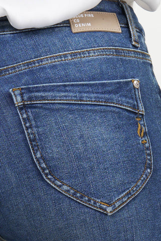 BLUE FIRE Nancy Five Pocket - Deep Indigo Wash - 1001.262