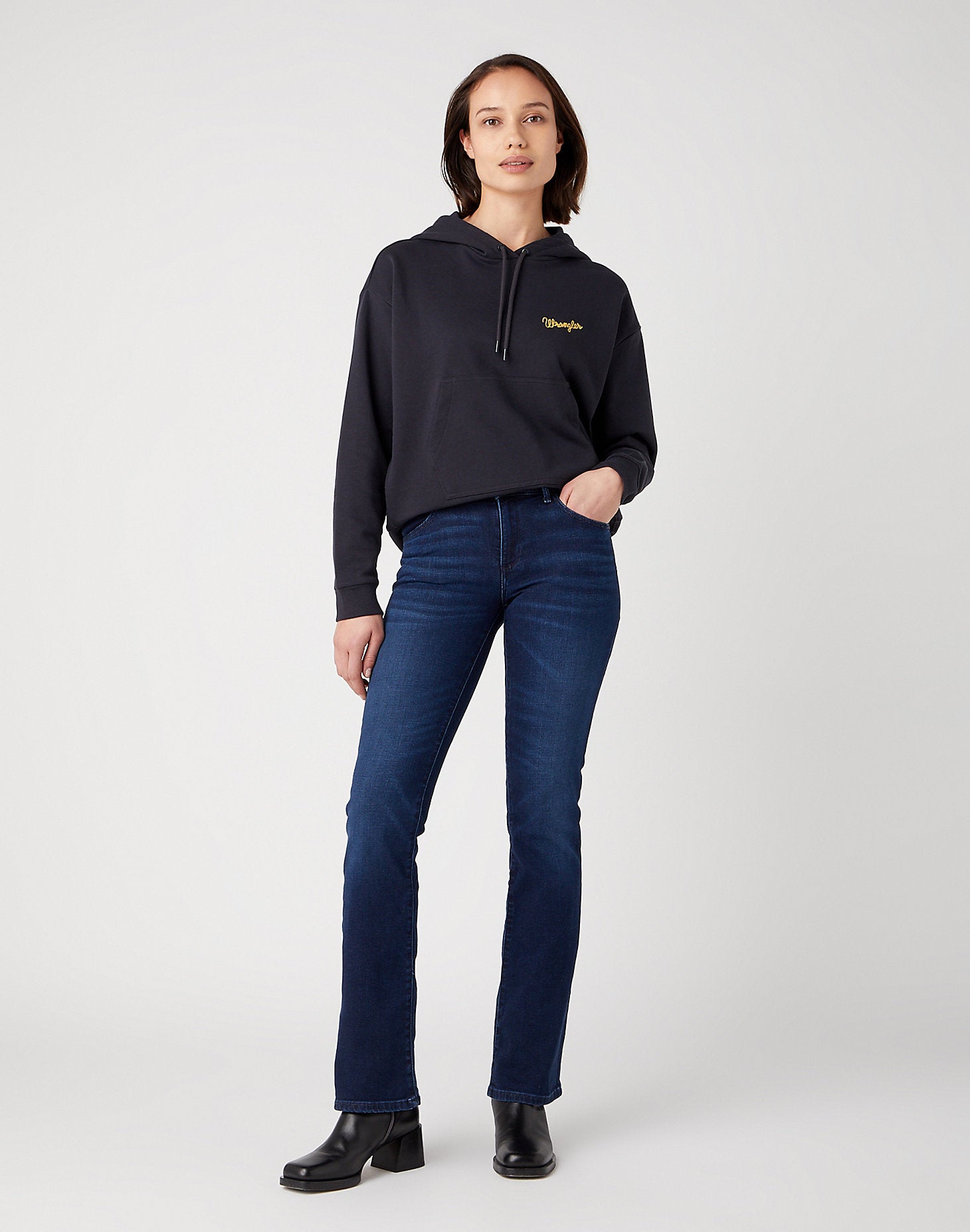 WRANGLER Bootcut - Deep Sapphire Blue - 112342797 von Wrangler