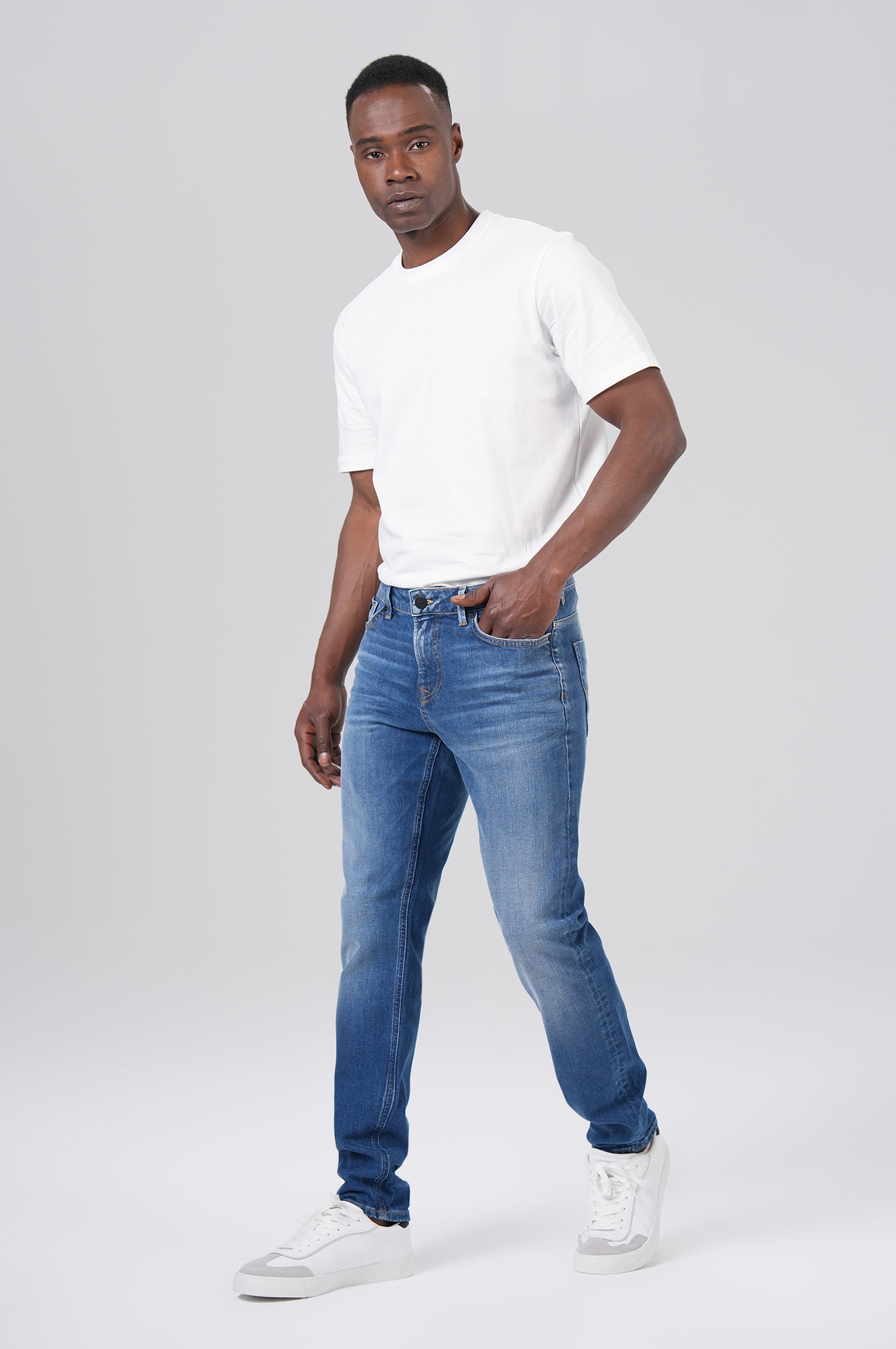 MOD JEANS Marcel Five Pocket - Coastal Denim Blue - NOS-1005-877 von MOD Jeans