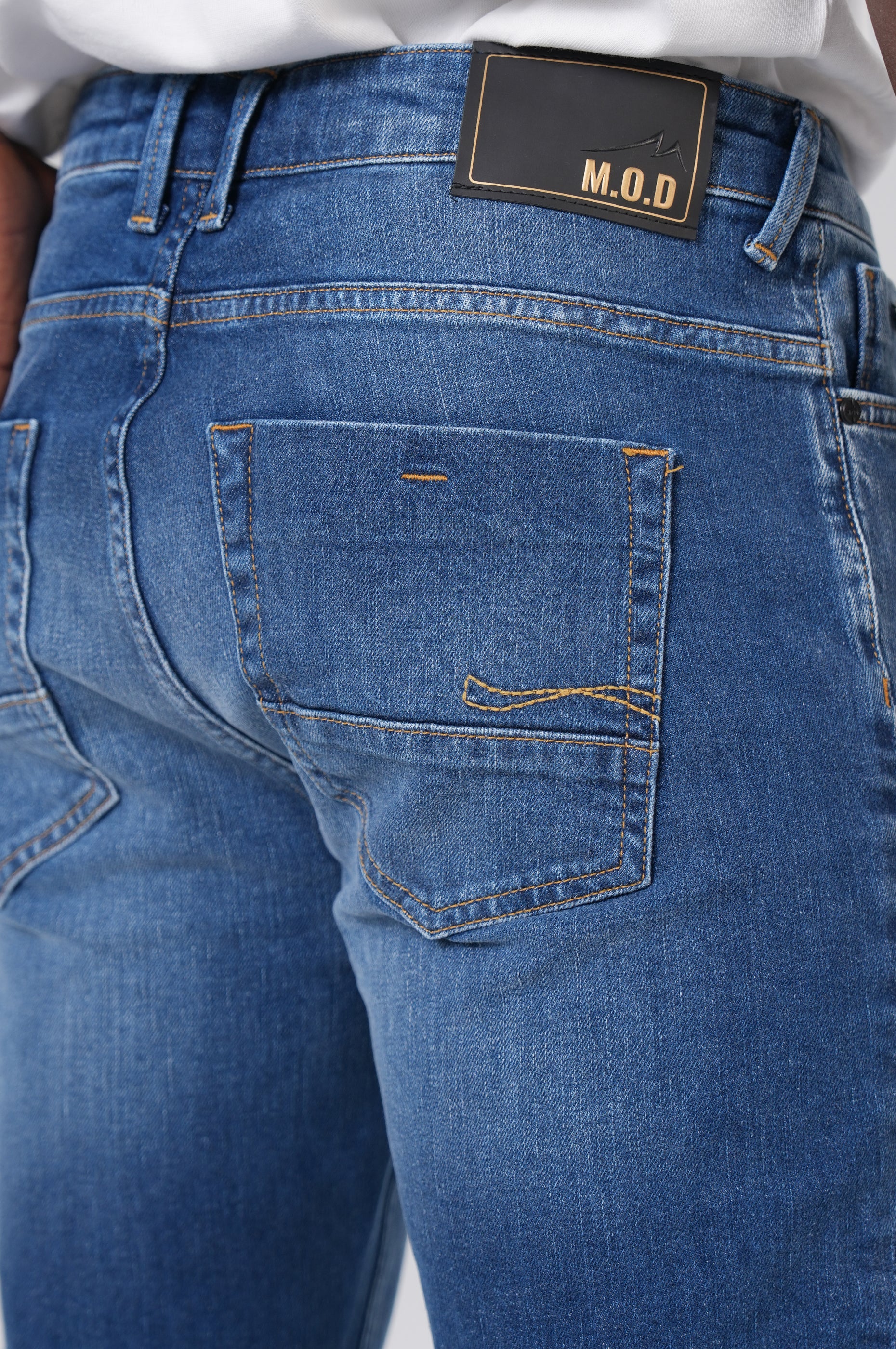 MOD JEANS Marcel Five Pocket - Coastal Denim Blue - NOS-1005-877 von MOD Jeans