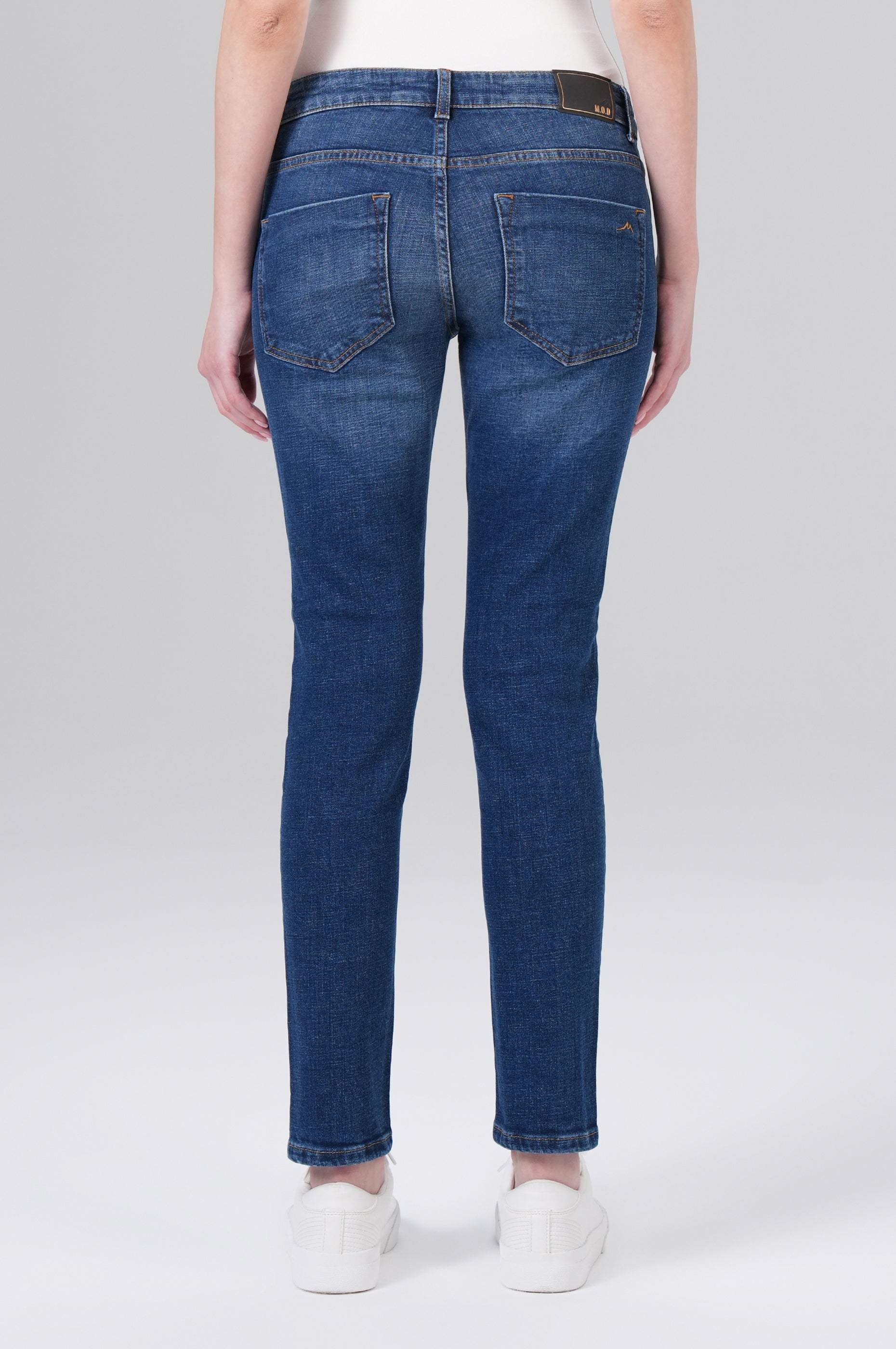 MOD JEANS Monika Slim Jeans - Coastal Indigo Blue - NOS-2045.877 von MOD Jeans