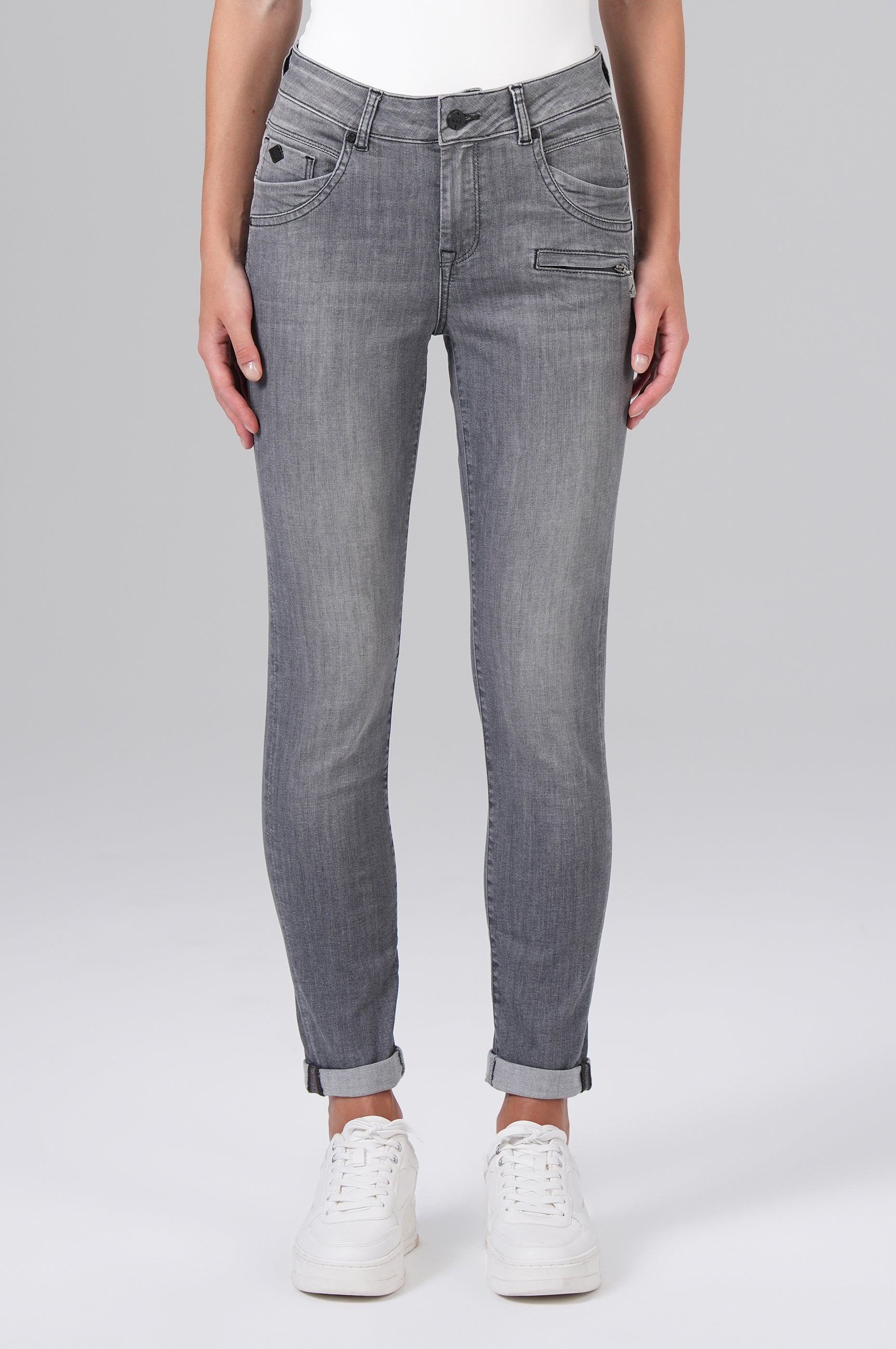 MOD JEANS Suzy Skinny Jeans - Silver Fog Blue - NOS-2212.243