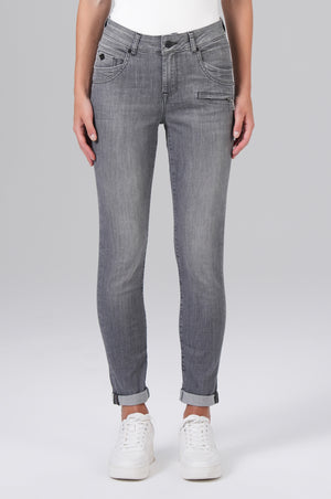 MOD JEANS Suzy Skinny Jeans - Silver Fog Blue - NOS-2212.243