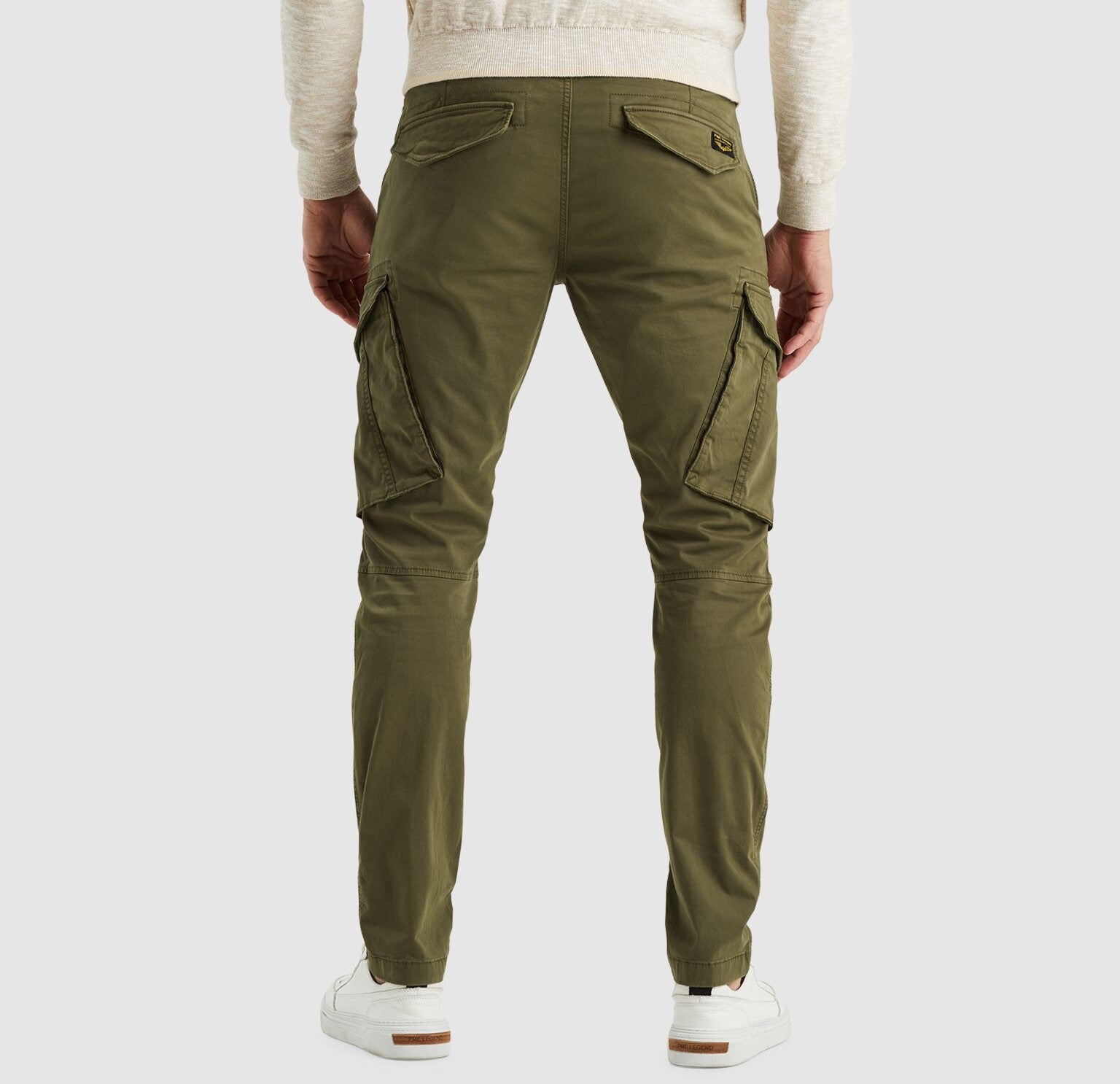 PME LEGEND Nordrop Cargo Stretch Twill - Forest Olive Green - PTR2408602-6416