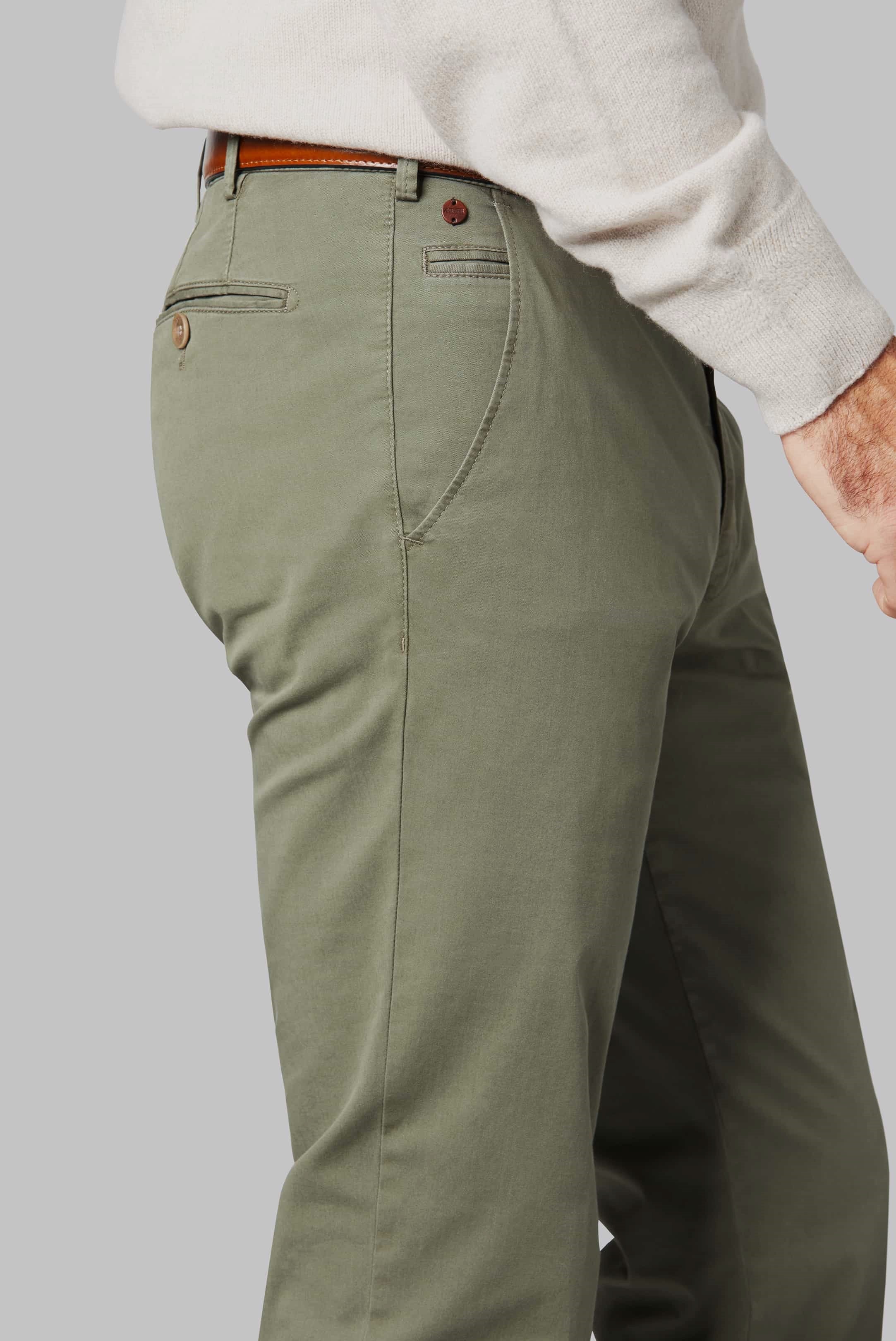 MEYER HOSEN Bonn Chino - Olive Grove - 9-3004-27