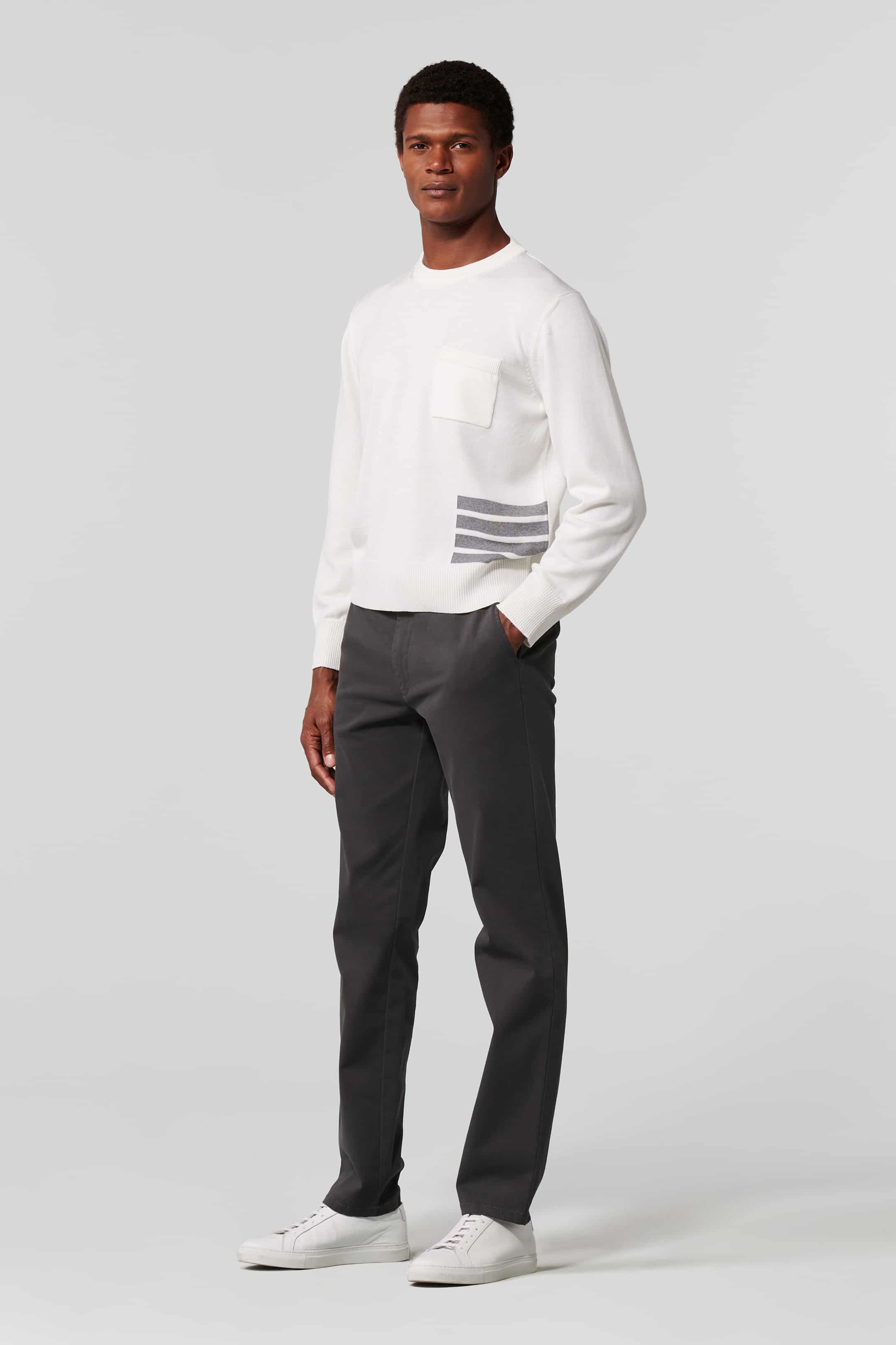 MEYER HOSEN Oslo Chino - Deep Charcoal - Oslo 2-3552-07