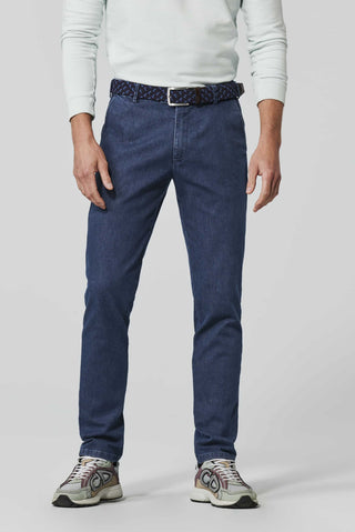 MEYER OSLO Chino - Navy Slate Blue - 1-4175-18