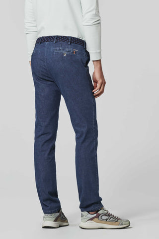 MEYER OSLO Chino - Navy Slate Blue - 1-4175-18