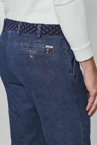 MEYER OSLO Chino - Navy Slate Blue - 1-4175-18
