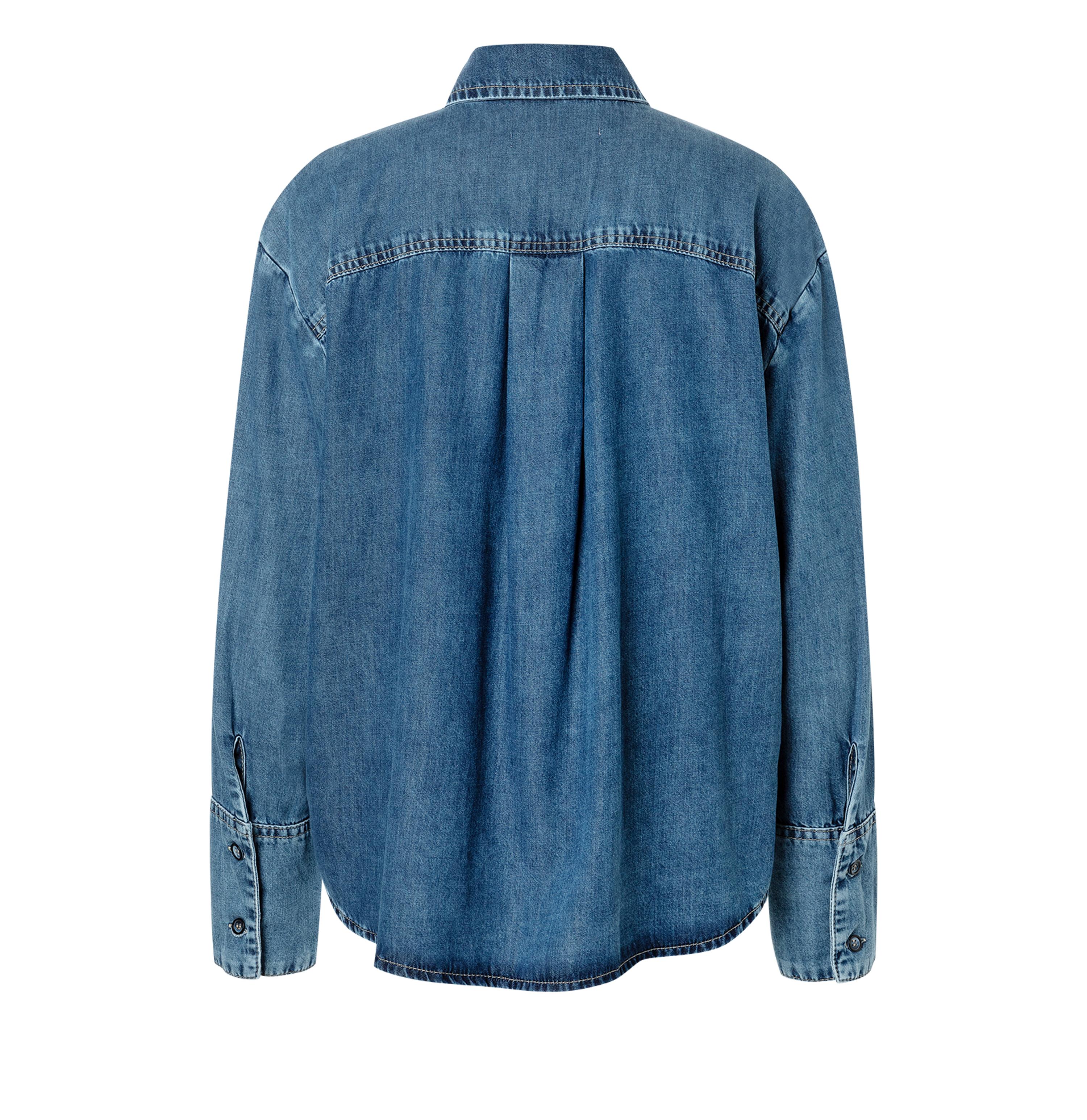 MAC OVER SHIRT mid blue heritage wash - Storm Harbor Blue - 0121-90-0242-D609