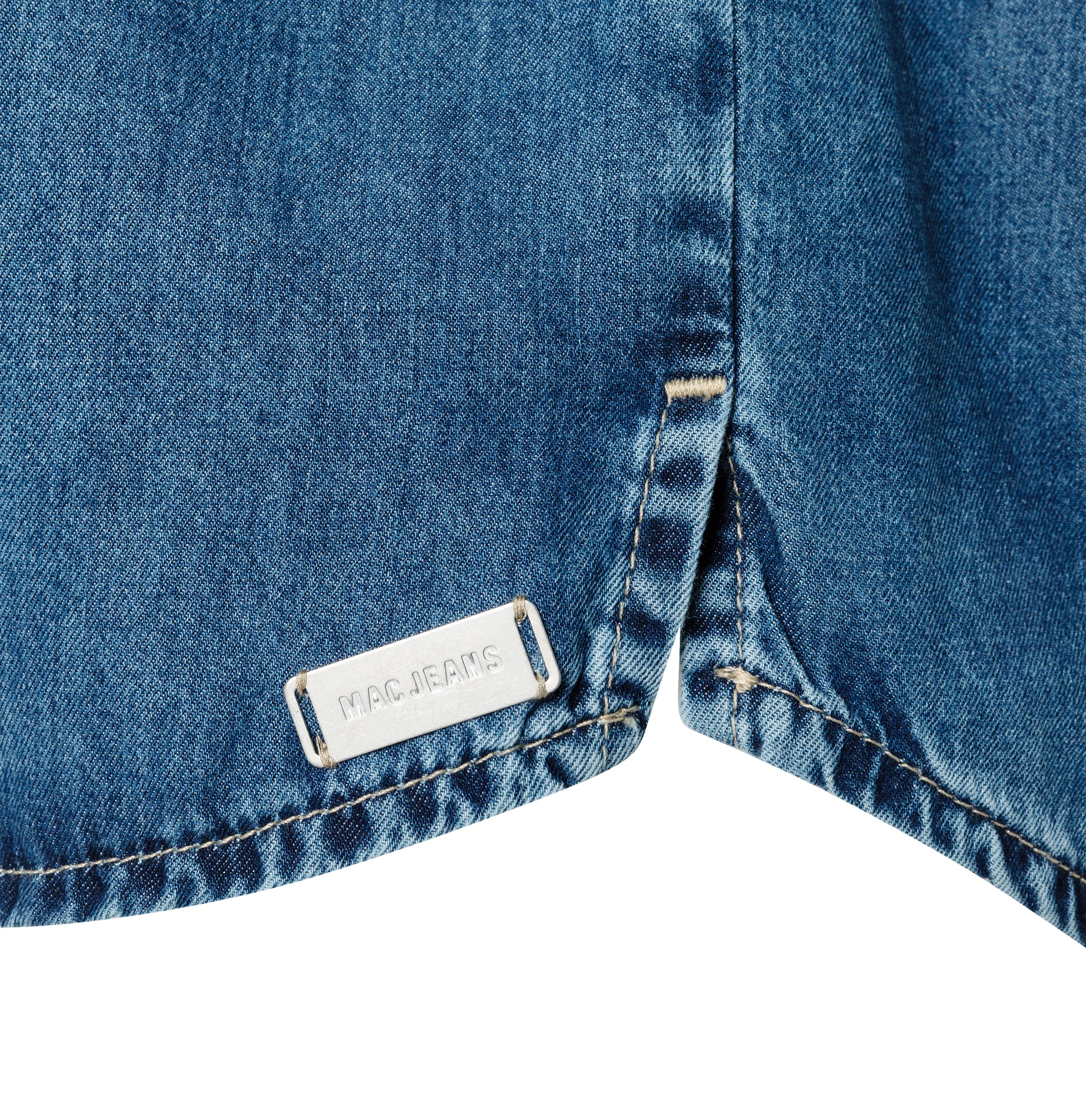 MAC OVER SHIRT mid blue heritage wash - Storm Harbor Blue - 0121-90-0242-D609 von MAC