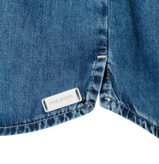 MAC OVER SHIRT mid blue heritage wash - Storm Harbor Blue - 0121-90-0242-D609