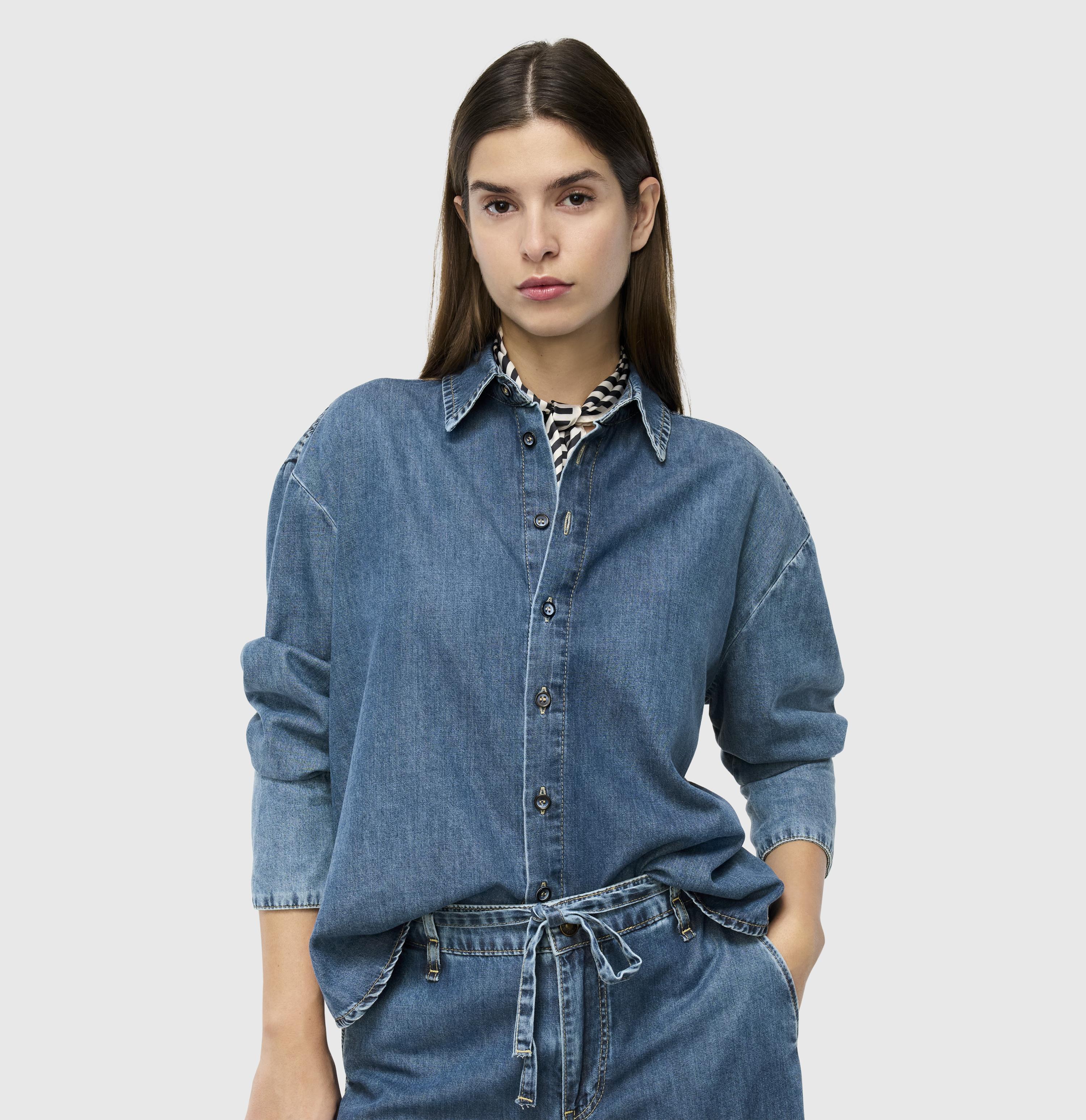 MAC OVER SHIRT mid blue heritage wash - Storm Harbor Blue - 0121-90-0242-D609 von MAC