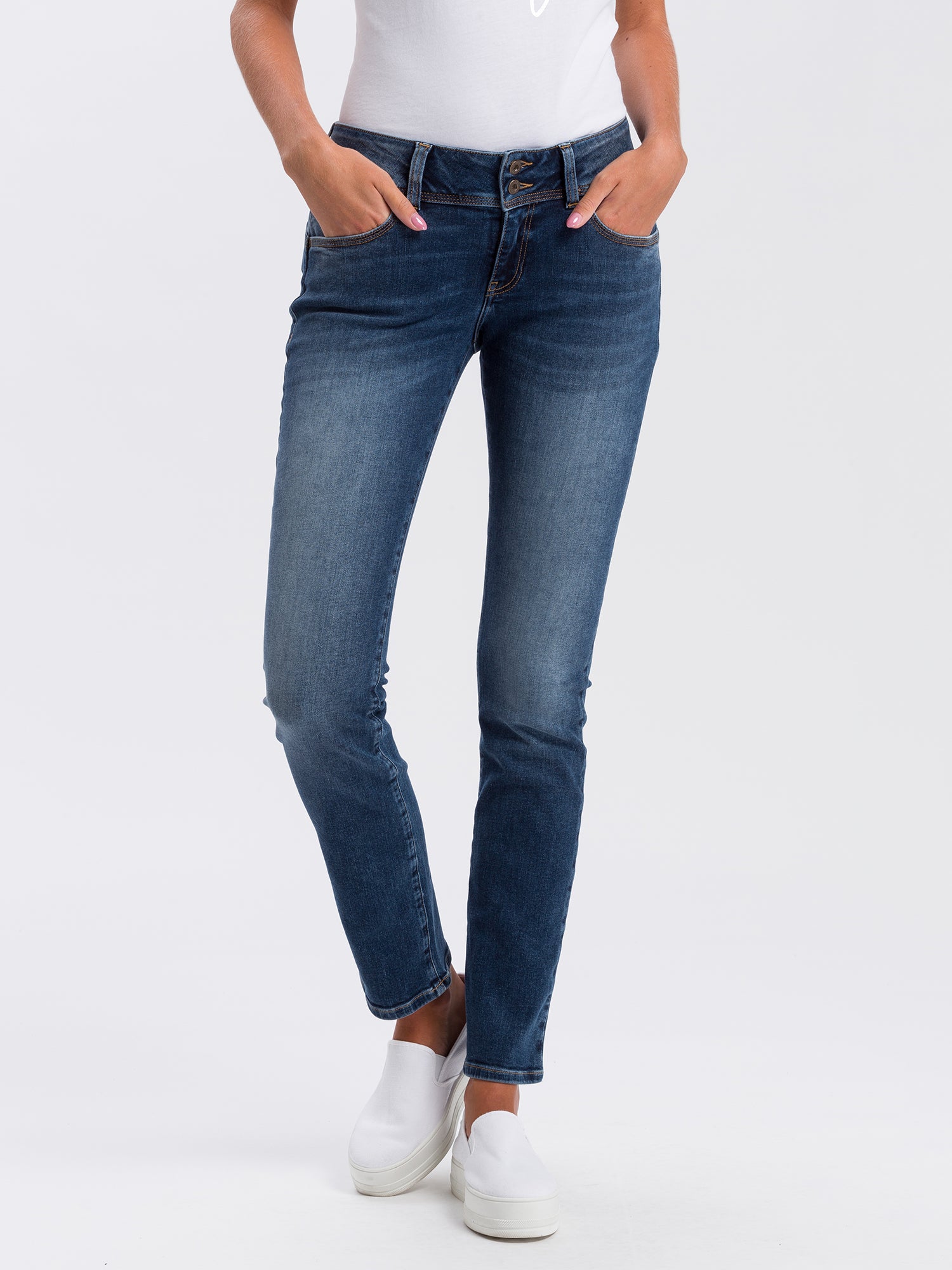 CROSS JEANS LOIE Jeans - Midnight Indigo - P422-011