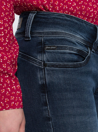 CROSS JEANS Loie Jeans - Deep Indigo Wash - P422-012