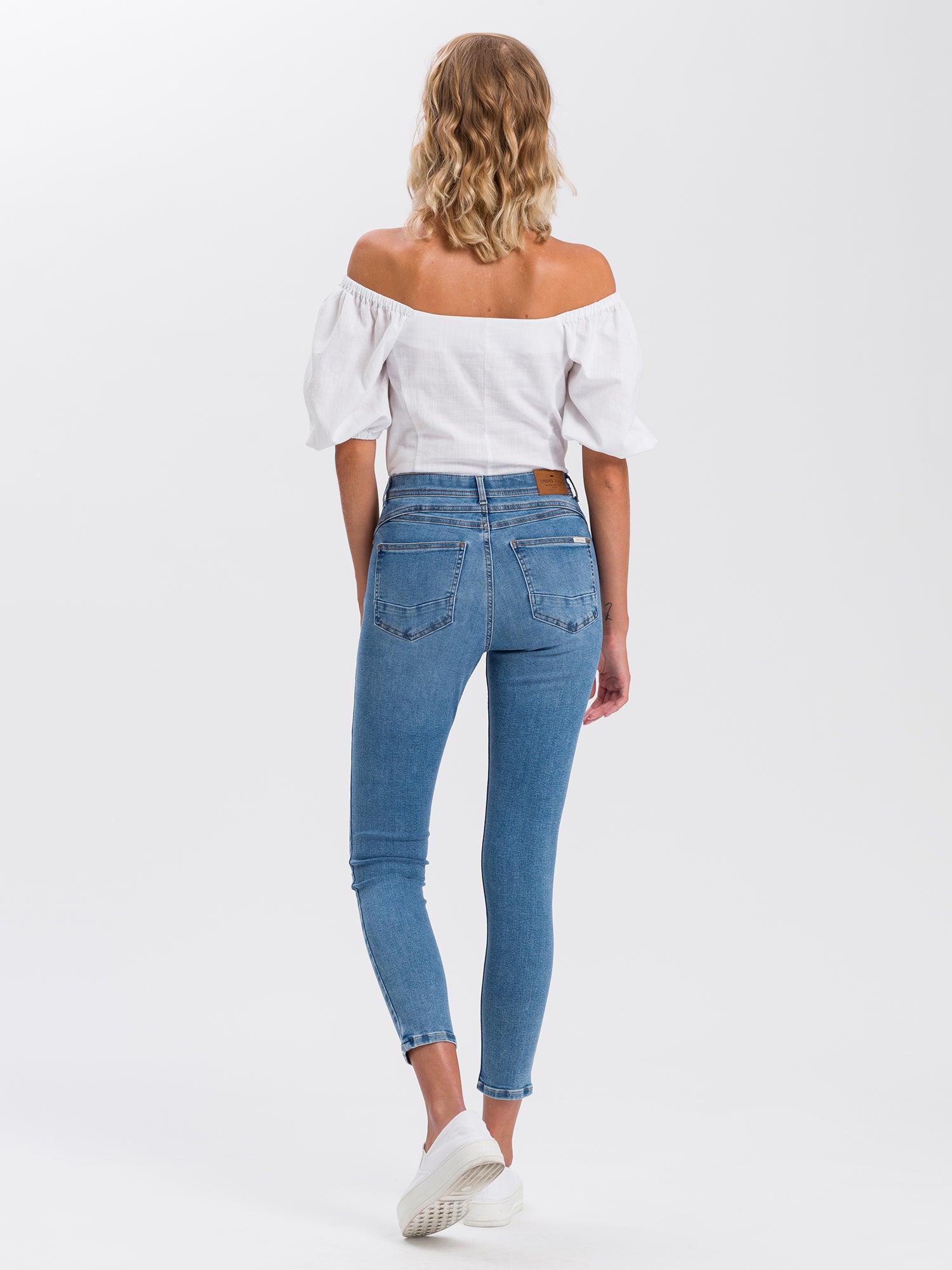 CROSS JEANS Judy Skinny Jeans - Blue Horizon Wash - P429-083 von Cross Jeans