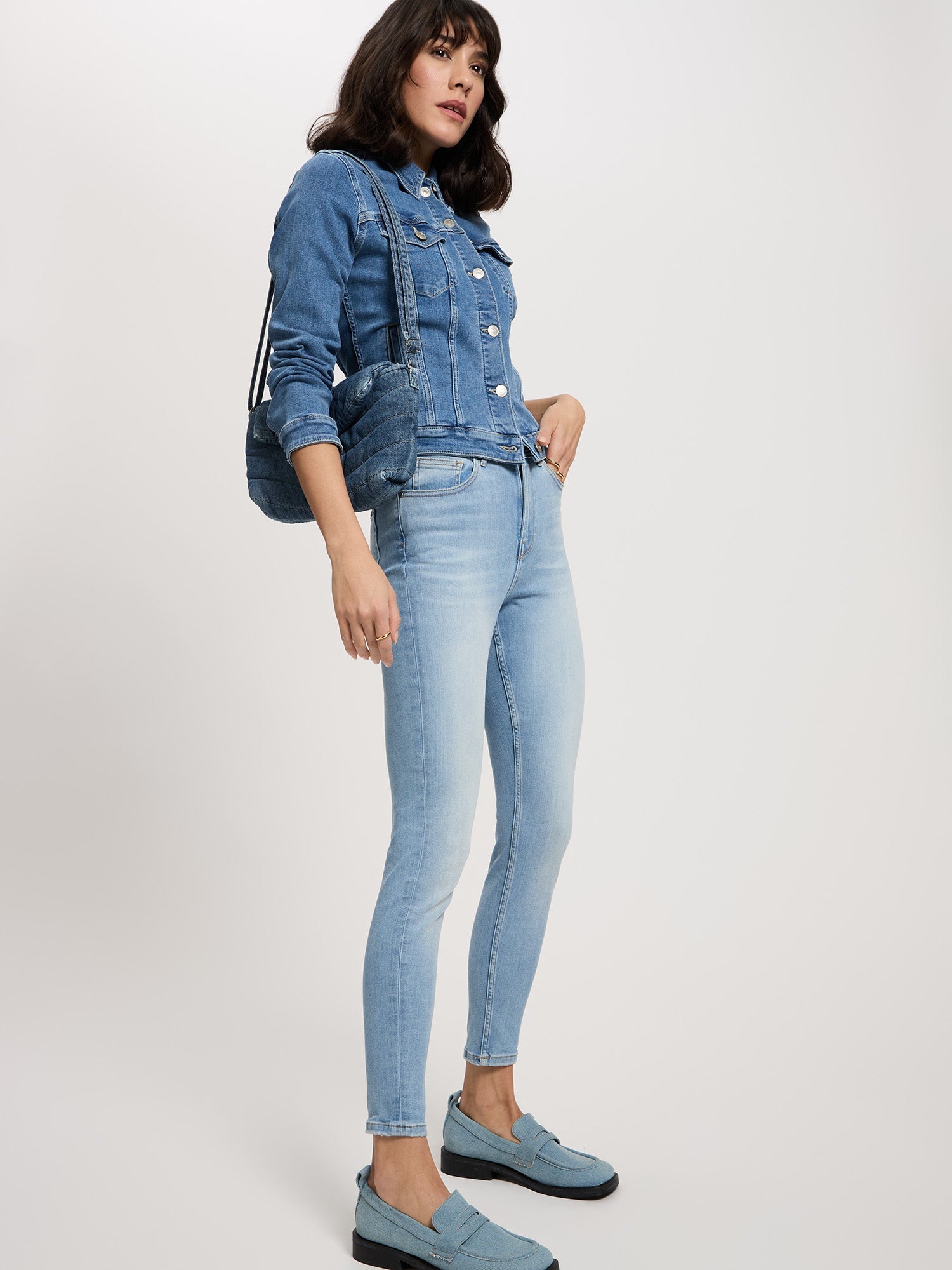 CROSS JEANS JUDY Jeans - Seaglass Blue - P429-176 von Cross Jeans