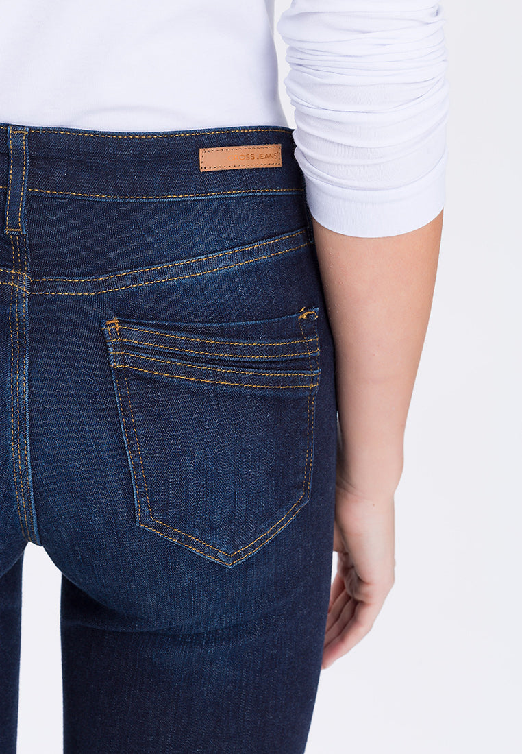 CROSS JEANS ANYA Jeans - Indigo Eclipse Used - P489-077 von Cross Jeans