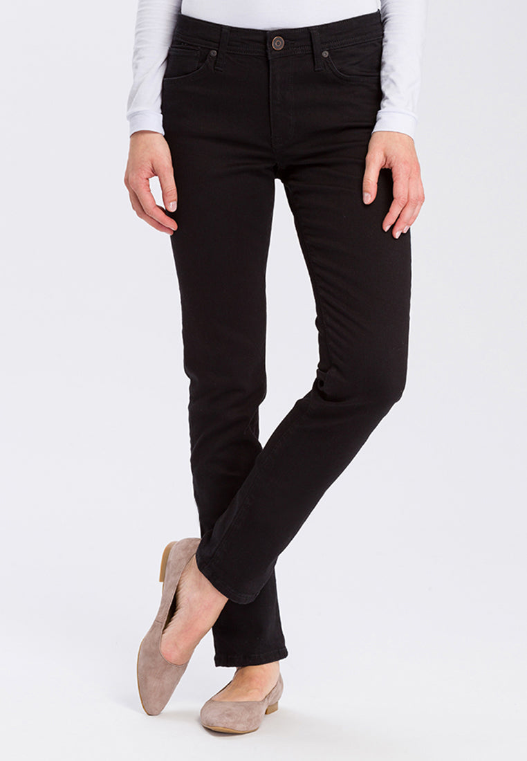 CROSS JEANS ANYA 5-Pocket Hose - Noir Velvet Black - P489-155 von Cross Jeans