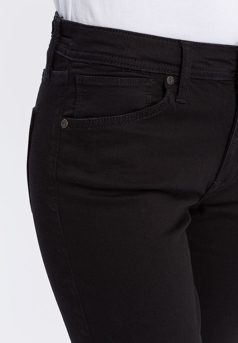 CROSS JEANS ANYA 5-Pocket Hose - Noir Velvet Black - P489-155 von Cross Jeans