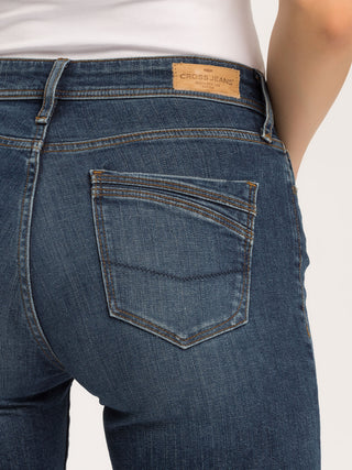 CROSS JEANS Anya Five-Pocket - Ocean Night Denim - P489-162