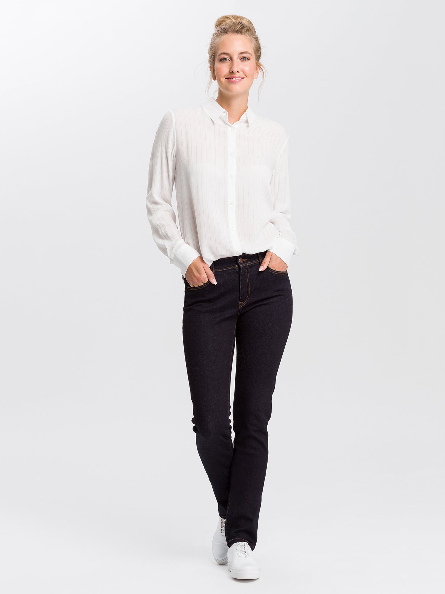 CROSS JEANS Anya Five Pocket - Midnight Umber - P489-165