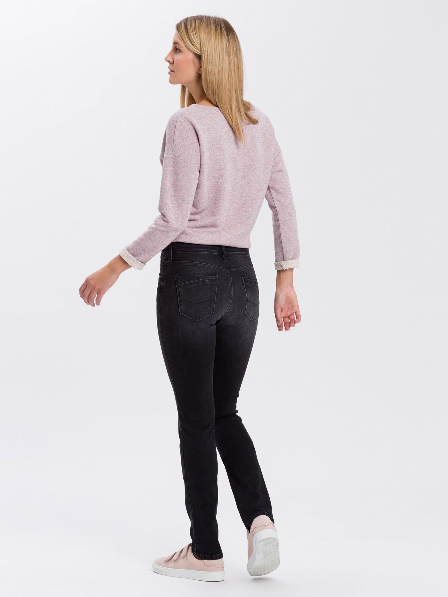 CROSS JEANS ANYA Five Pocket - Midnight Washed Black - P489-166 von Cross Jeans