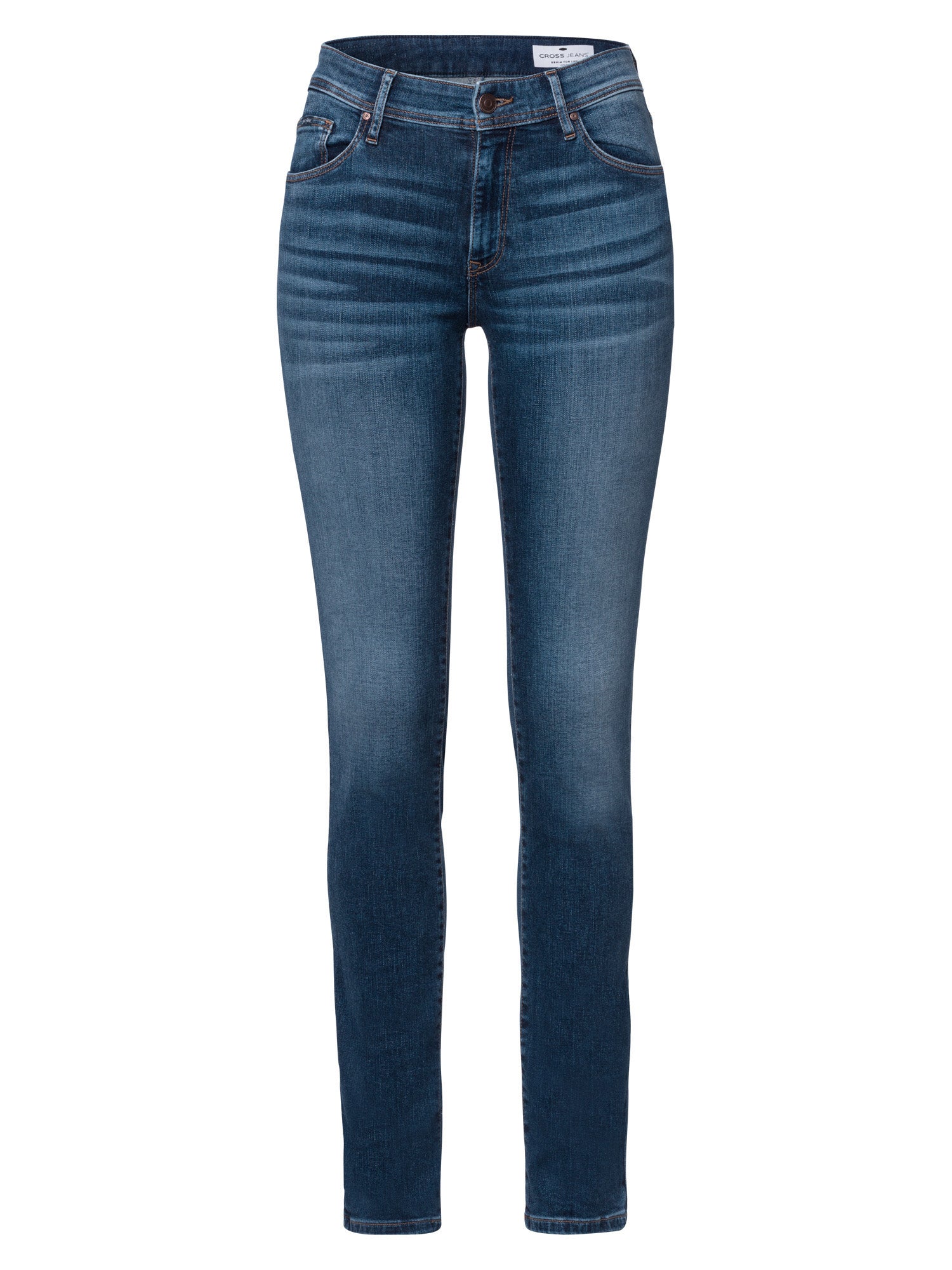 CROSS JEANS ANYA Jeans - Deep Indigo Wash - P489-167