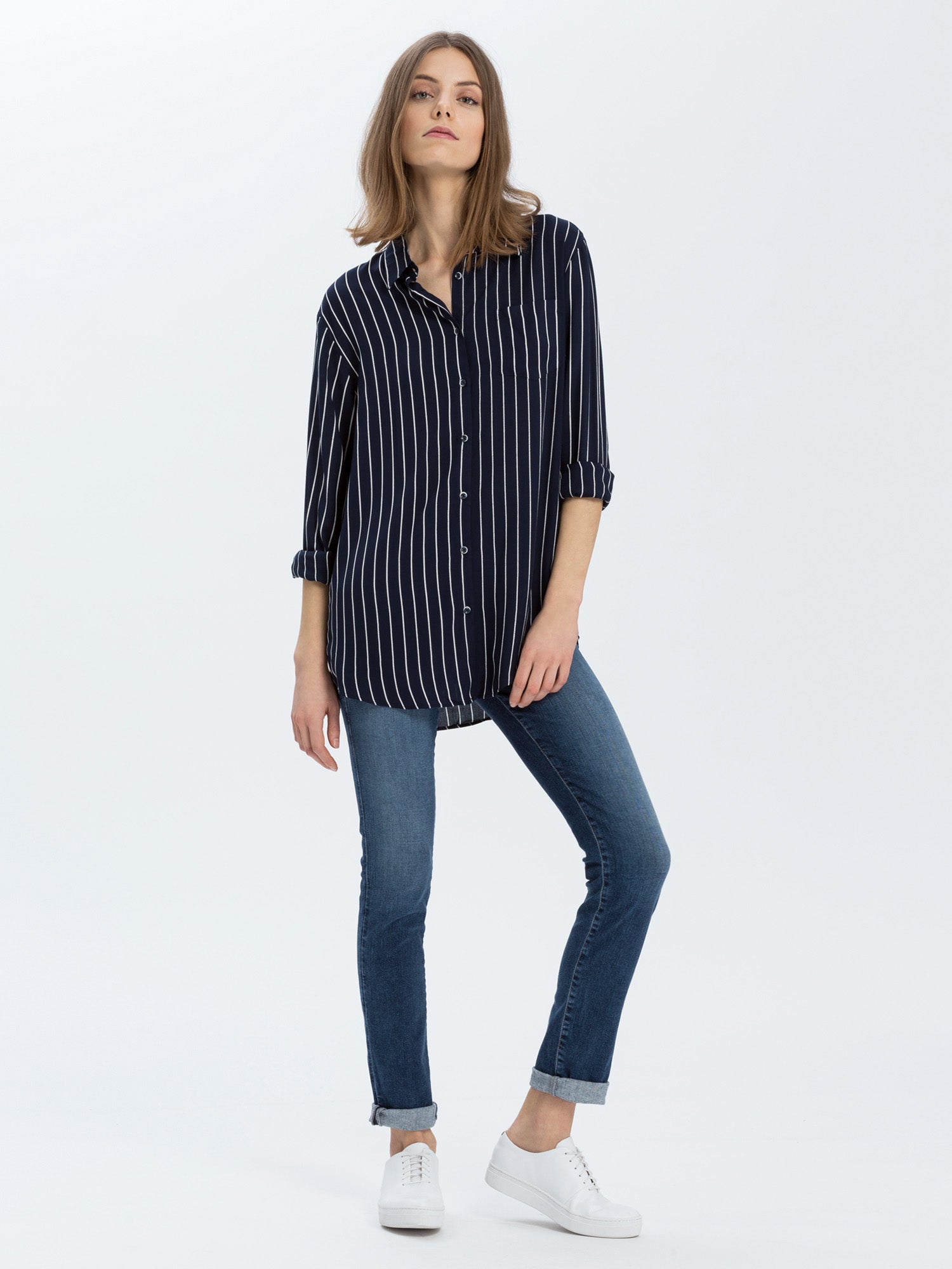 CROSS JEANS ANYA Jeans - Deep Indigo Wash - P489-167 von Cross Jeans