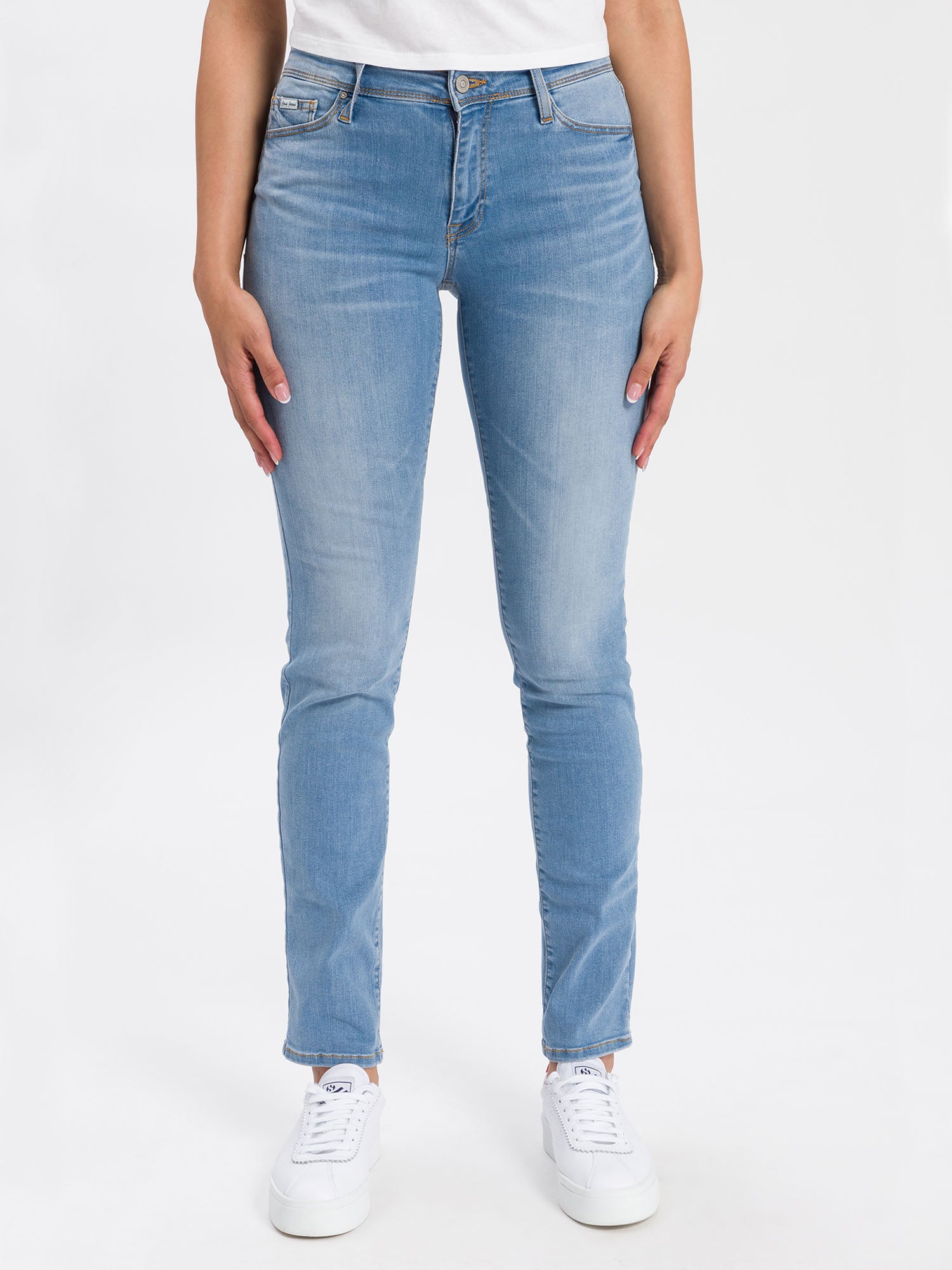 CROSS JEANS ANYA Jeans - Sea Breeze Wash Blue - P489-174