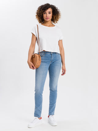 CROSS JEANS ANYA Jeans - Sea Breeze Wash Blue - P489-174