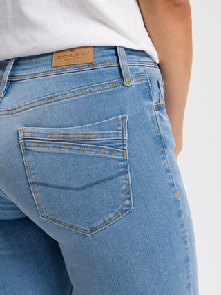CROSS JEANS ANYA Jeans - Sea Breeze Wash Blue - P489-174