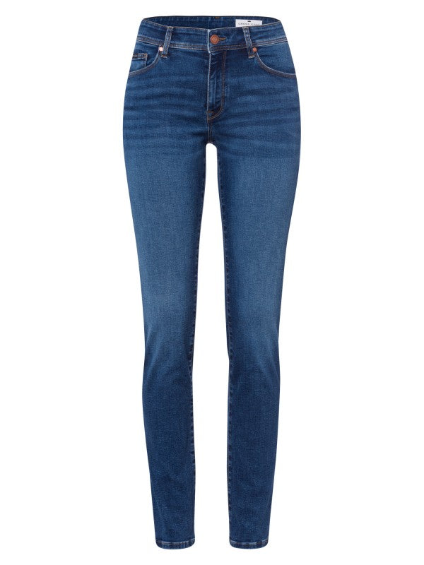 CROSS JEANS Anya Slim Jeans - Deep Indigo Wash - P489-175