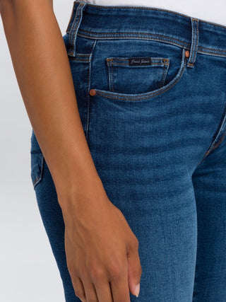 CROSS JEANS Anya Slim Jeans - Deep Indigo Wash - P489-175