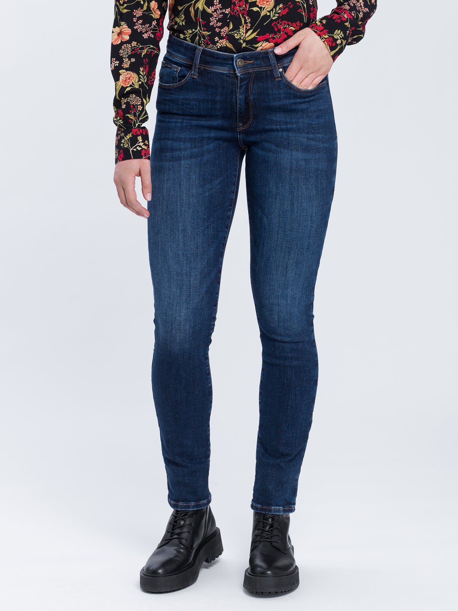 CROSS JEANS ANYA Jeans - Deep Atlantic Blue - P489-182