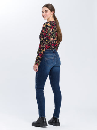 CROSS JEANS ANYA Jeans - Deep Atlantic Blue - P489-182