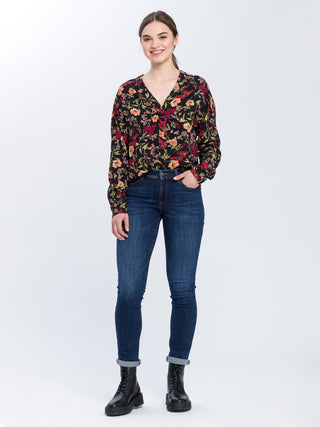 CROSS JEANS ANYA Jeans - Deep Atlantic Blue - P489-182